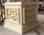 sandstone flowerpot base